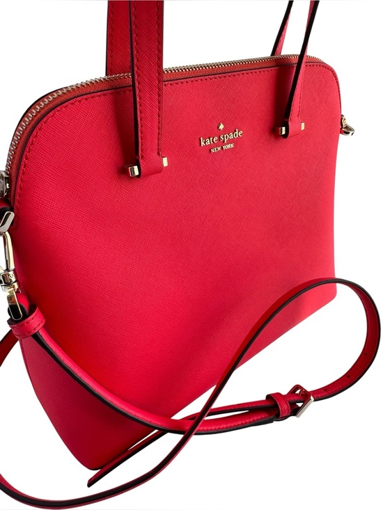 kate spade Handbags - Kate Spade New York Hot Pink Maise Dome Saffiano Leather Crossbody Satchel Purse